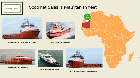 SOCOMET SALES MAURITANIAN FLEET